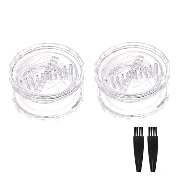 Garlic Mincer, Garlic Chopper and Grinder, Manual Pull String Crusher, Transparent Plastic Food Chopper, 3.2x1.4 Inches, Kitchen Gadget for Home Cooking and Camping, Dishwasher Safe