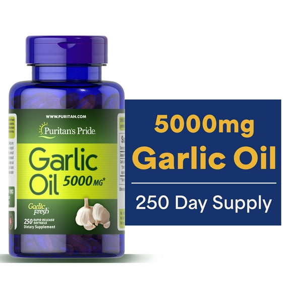 Garlic Oil, 5000 Mg, 250 Count by Puritan's Pride