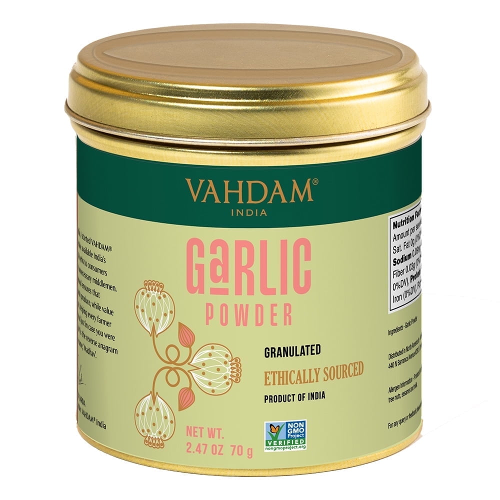 VAHDAM, Garlic Powder (2.47oz) Raw Granulated Garl