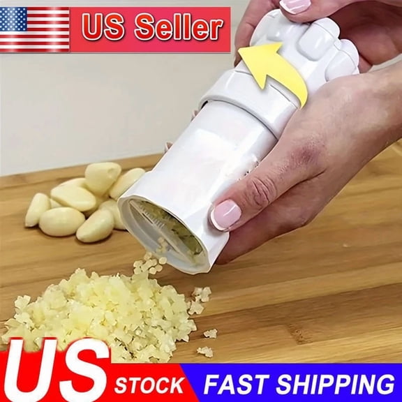 Garlic Press Crusher Squeezer Masher Mincer Stainless Steel Manual Kitchen Tool