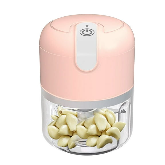 Garlic Press, Garlic Masher Kitchen Tool Featuring Portable and Easy To Use Design for Making Fresh Garlic Paste and Puree, Durable Manual Crusher for Home Cooking Blahzhy | Pink