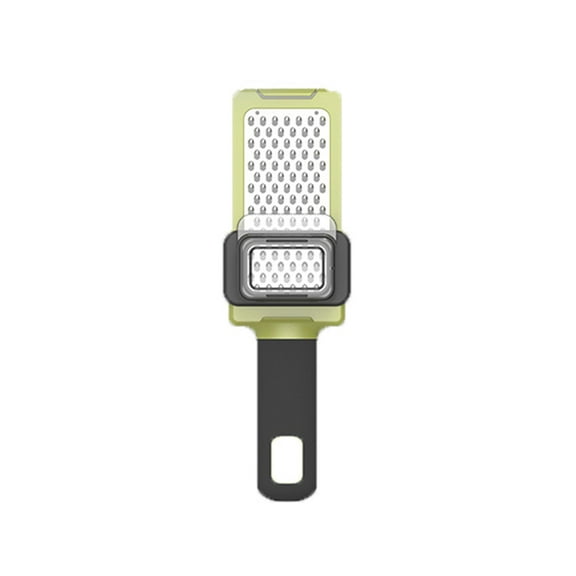 Garlic Press,Ginger Grater Tool with Handle Lemon Zester with Catcher Premium Stainless Steel Mini Grater with Food protective cover Nutmeg Grinder Garlic Grater
