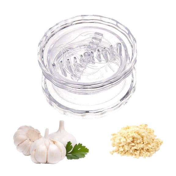 Garlic Press Manual Mincer for Garlic Herbs Spices Impact-Resistant Kitchen Gadget Easy-Clean Compact Design for Home Cooks Chefs Healthy Meal Prep