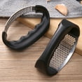 thumbnail image 1 of Garlic Press Rocker - Stainless Steel Garlic Crusher, 2-in-1 Easy Kitchen Gadget for Effortless Smashing, 1 of 4