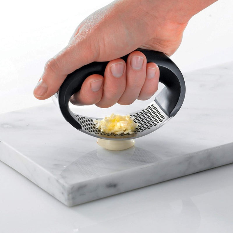  Pam Chef Professional Garlic Press, Garlic Mincer Easy-squeeze  Ergonomic Handle, No Need To Peel, Rust Proof, Professional Ginger Press & Garlic  Crusher with Handy Cleaning Brush- Dishwasher Safe: Home & Kitchen
