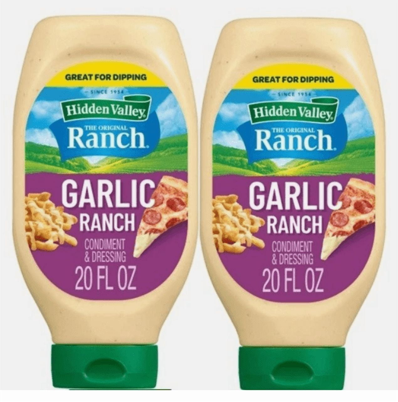 Garlic Ranch Condiment and Dressing, 2 Count, 20 oz - Walmart.com