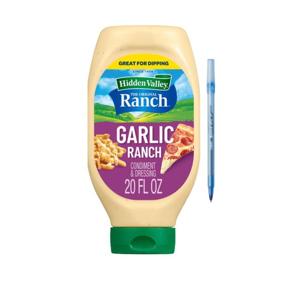 Garlic Ranch Condiment and Dressing 20 fl oz
