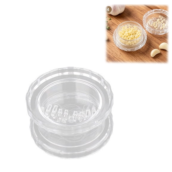 Garlic Twister Garlic Press – Twisting Mincer for Ginger Herbs & Nuts, Dishwasher Safe, 3–5 Clove Capacity,1PC