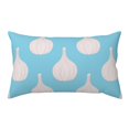 Garlic white Pattern Pillow Cases Standard Size, Soft Pillow Covers