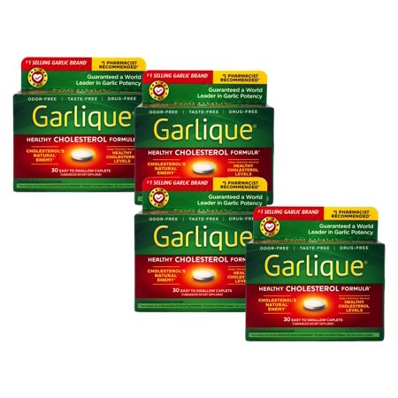 Garlique Caplets 30 Tablets (Pack of 4)