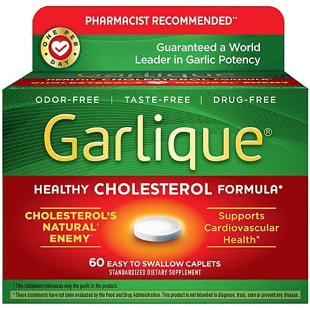 Garlique Supplement Caplets by Garlique, 60 Ea, 6 Pack