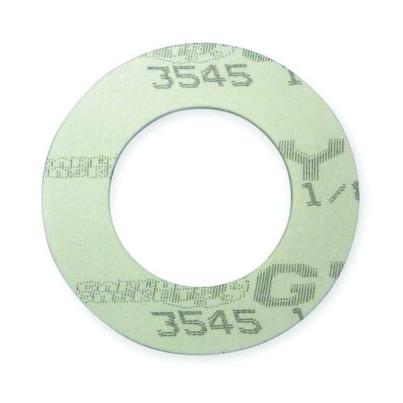 Garlock Gasket,Ring,3 In,PTFE,White 37045-1103