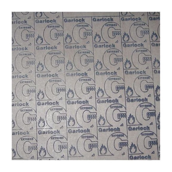 Garlock Gasket Sheet,1/16 in.,Mahogany,Graphite 9900-30062