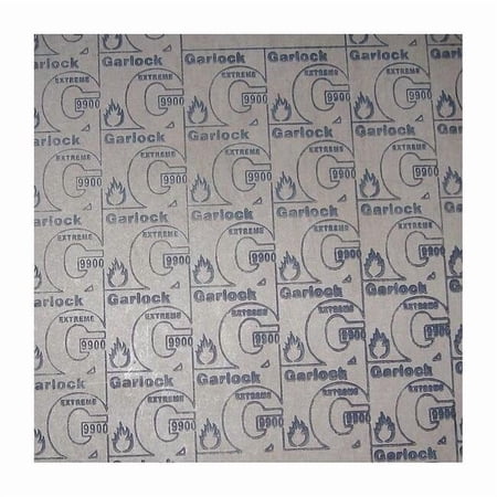 Garlock Gasket Sheet,1/8 in.,Mahogany,Graphite 9900-30125