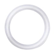 Garlock Gasket,Size 6 In,Tri-Clamp,PTFE 40MOG-600
