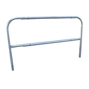 Garlock Safety Systems Guardrail,10 ft. L,Steel,Adjustable,Gray 409287