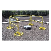 Garlock Safety Systems Guardrail,10 ft. L,Steel 407491S