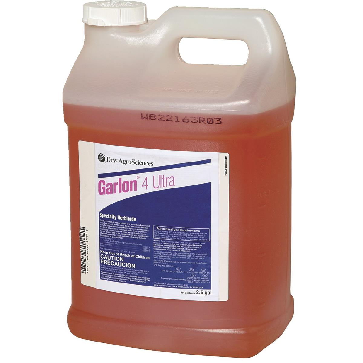 Garlon 4 Ultra Triclopyr Brush Killer Herbicide ? 2.5 Gal - Walmart.com