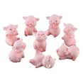 thumbnail image 1 of Garloy Cute Pink Pig Toy Figures Miniature Pig Cake Toppers Resin Miniature Pig Figurines Mini Animals for Cake Decoration,DIY Crafts,Garden Decoration,Table Centerpieces,Home Decor,8Pcs,2.36", 1 of 4