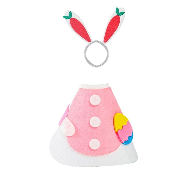 Garloy Desk Goose Outfits,Easter and St.Patrick's Day Desk Goose Costumes Accessories,Spring Holiday Decor for Desktop Goose Statues Office and Home Table,Mini Desk Goose Clothes Felt Costumes,1 Set