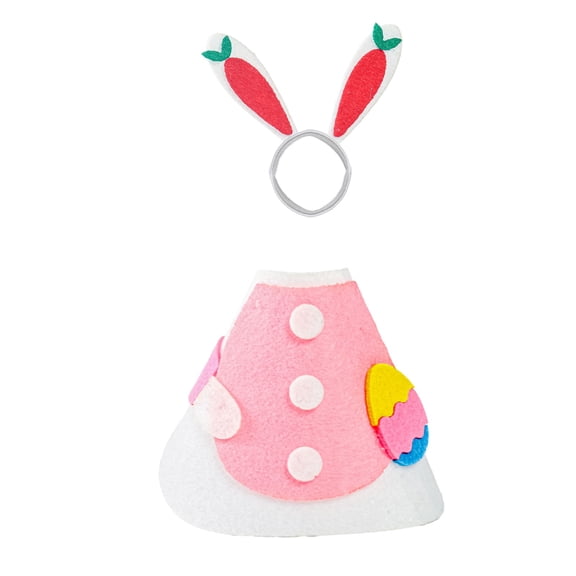 Garloy Desk Goose Outfits,Easter and St.Patrick's Day Desk Goose Costumes Accessories,Spring Holiday Decor for Desktop Goose Statues Office and Home Table,Mini Desk Goose Clothes Felt Costumes,1 Set