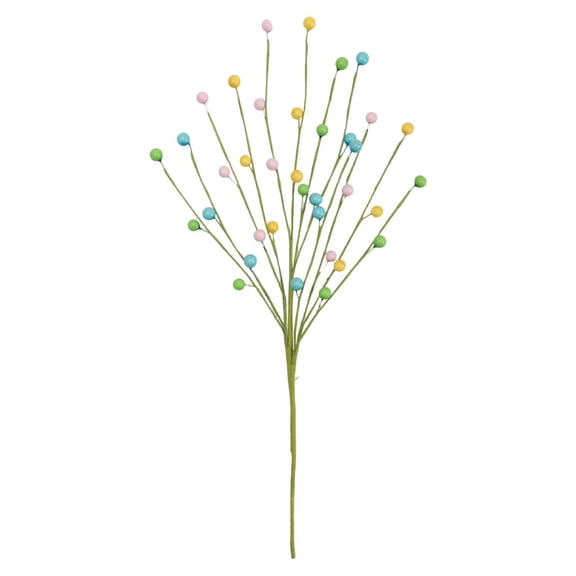 Garloy Easter Egg Picks,Easter Basket Bouquets,Decorative Pastel Speckled Easter Egg Stems,Colorful Bunny Decorative,Floral Arrangement Centerpiece,Easter Egg Twig Branches,Easter Tree Picks,