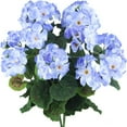 thumbnail image 1 of Garloy Simulated Crabapple Flower Plants Artificial Flowers Faux Floral Decor Branches Artificial Crabapple Flowers Realistic Silk Crabapple Flower Artificial Flower Swag Blue 1PC (No Vase), 1 of 9