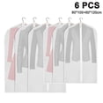 thumbnail image 1 of Garment Bag Clear For Long Dress Moth Proof Garment Bags, 1 of 5