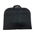 thumbnail image 1 of Garment Bag Closet Suit Long Dress Hanging Carrier Dust-proof Non-woven Fabric Protector Reusable Portable Suitcase Organizing Black, 1 of 9