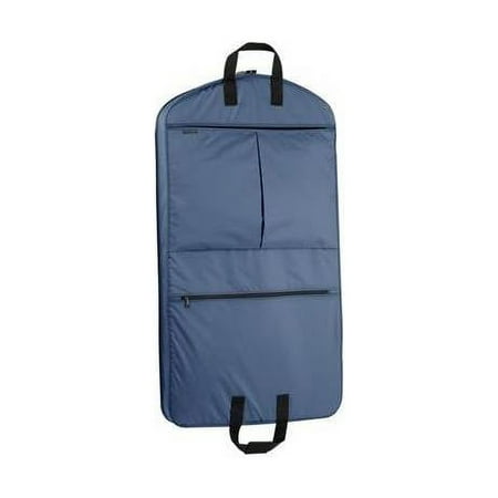 Garment Bag w 2 Pockets in Navy Blue (40 in.)