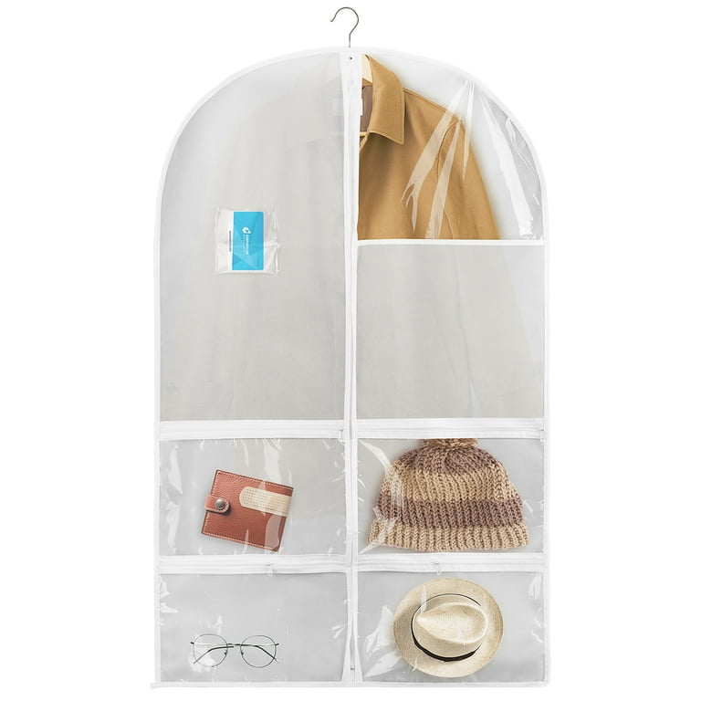 Pocket Clear Shirt Bags Dance Garment Bags With Pockets KEEGH