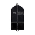 thumbnail image 1 of Garment Bags for Travel - Non-Woven Fabric Suit Cover with Mesh Pockets, Dirt-Proof and Wet-Proof Hanging Storage Bag, 43.31 x 23.62 in, 1 of 6
