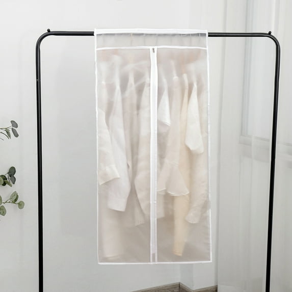 Garment Clothes Cover Protector Hanging Storage Bag Waterproof Wardrobe Organizer for Dust-Free Clothes Storage