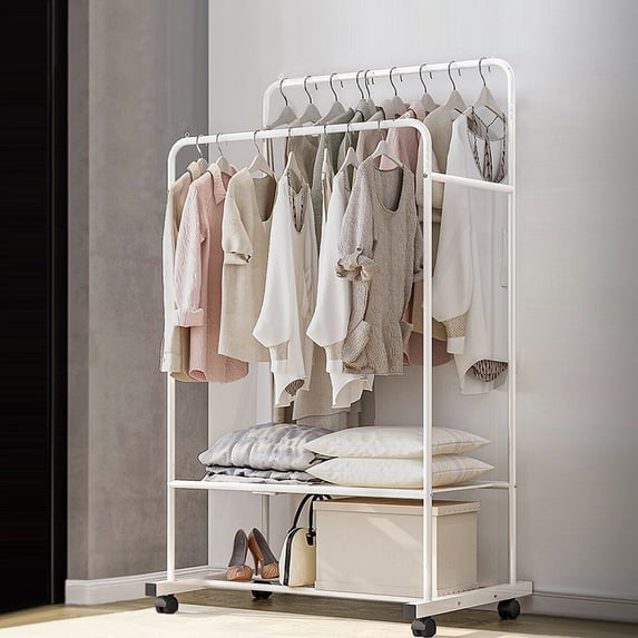 Garment Rack & Shoe Organizer Stand