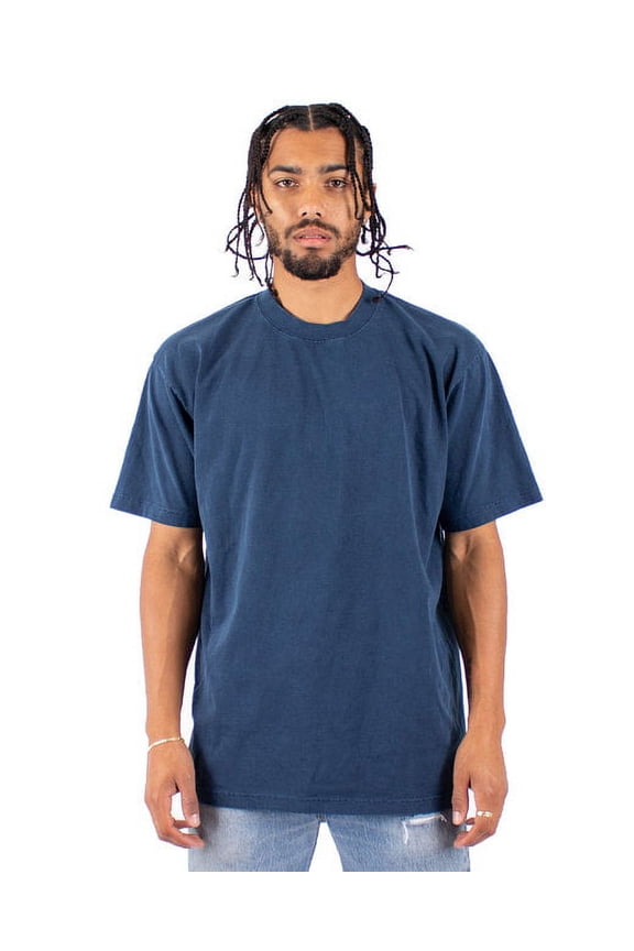 Garment-Dyed Crewneck T-Shirt - MIDNIGHT NAVY - 2XL