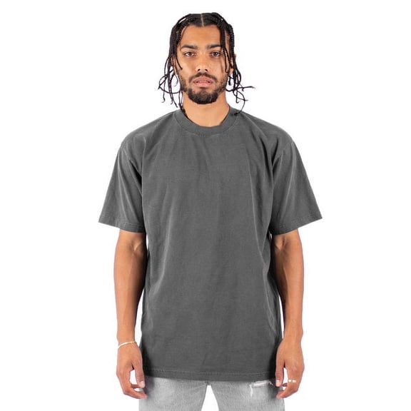 Garment-Dyed Crewneck T-Shirt - SHADOW - 4XL