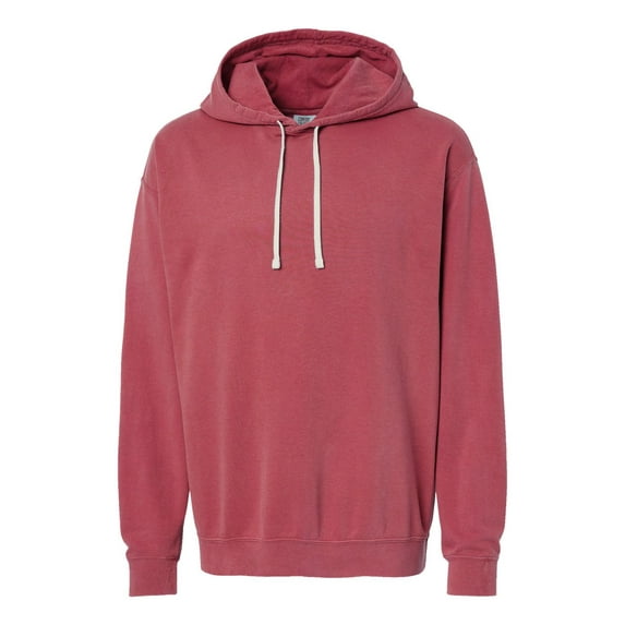Garment-Dyed Lightweight Fleece Hooded Sweatshirt