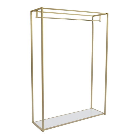 Garment Rack Clothes Organizer Heavy Duty Closet Stand Hanger with Shoes Storage