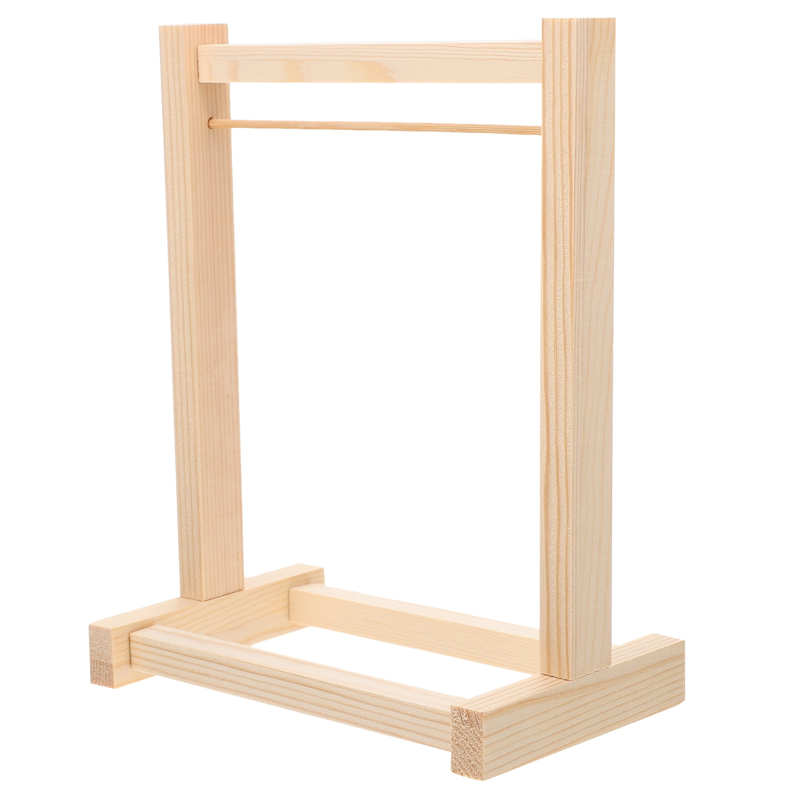 Garment Rack Wooden Clothes Hanger Stand Coat Hanging Rack Wood