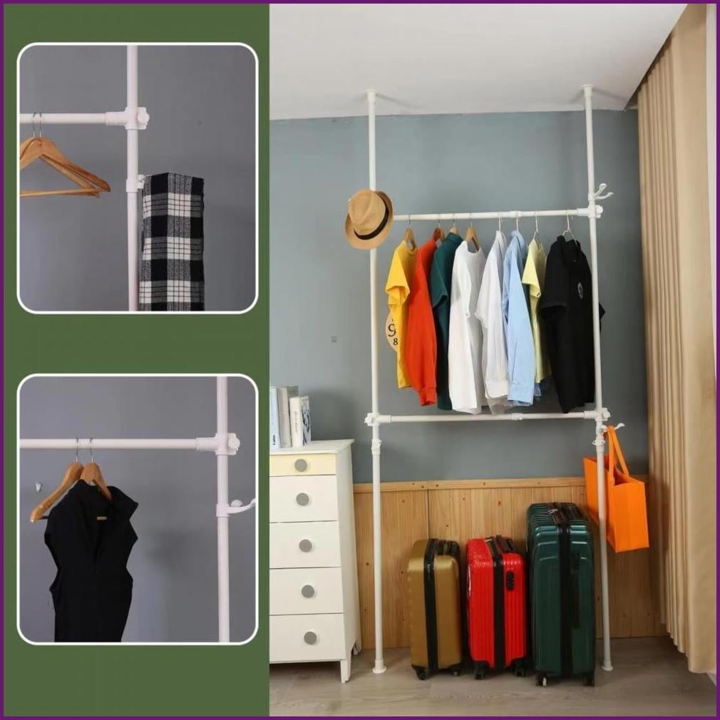 Garment Racks, Adjustable 31-47in Wide Heavy Duty 264lb Capacity ...