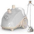 thumbnail image 1 of Garment Steamer for Clothes Standing, Heats in 45 Seconds with 1500W Power, 1.7L Water Tank for 55 Min Steaming, Includes Wheels for Easy Mobility, Standing Steamer Wrinkle Remover, 1 of 9