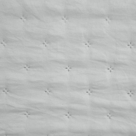 Garment Washed Quilt Set Grey - Full - Queen