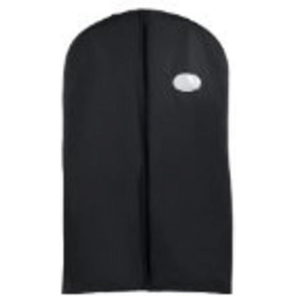 Garment  for Storage, Black Vinyl Zipper Gown/Dress Travel Garment Bag, 60" by Tuva Inc.