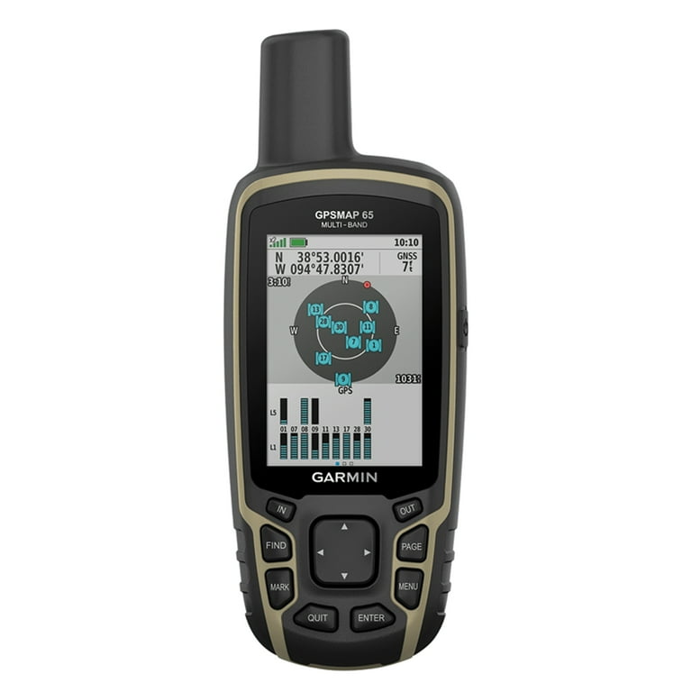 Garmin 65 GPSMAP Handheld GPS Multi-Band/Multi-GNSS - Walmart.com