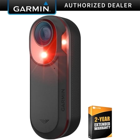 Garmin 010-02474-00 Varia RCT715 Rearview Radar with Camera and Tail Light Bundle with 2 YR CPS Enhanced Protection Pack| Official Garmin USA Dealer