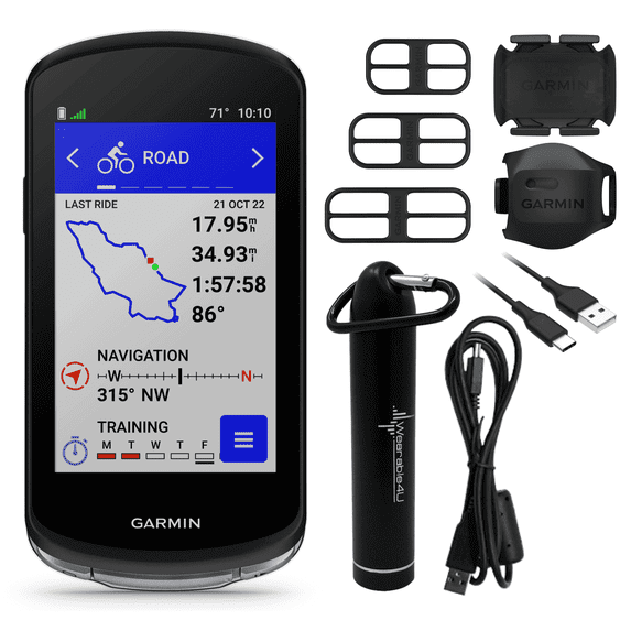 Garmin 010-02503-10 Edge 1040 Bundle 3.5" Standard Cycling GPS Bike Computer