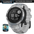 thumbnail image 1 of Garmin 010-02563-13 Instinct 2S Rugged Outdoor Smartwatch Camo Edition Mist Camo Bundle with Premium 2YR CPS Enhanced Protection Pack| Official Garmin USA Dealer, 1 of 12