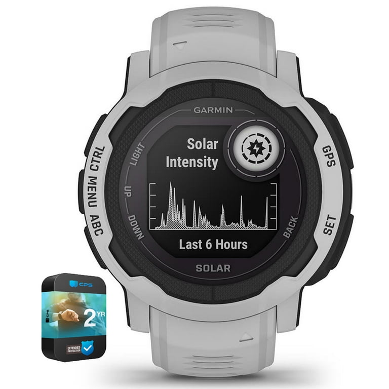 Svig Begrænsning Produktion Garmin 010-02627-11 Instinct 2 Solar 45mm GPS Smartwatch Mist Gray Bundle  with 2 Year Premium Protection Plan - Walmart.com