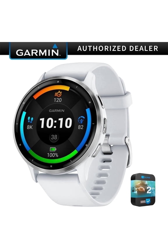 010-02784-00 Venu 3 Health Fitness (GPS) 45mm Silver Steel Bezel Whitestone Case