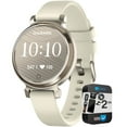 thumbnail image 1 of Garmin 010-02839-00 Lily 2 Smartwatch Cellular Cream Gold Case with Coconut Silicone Band, 1 of 9